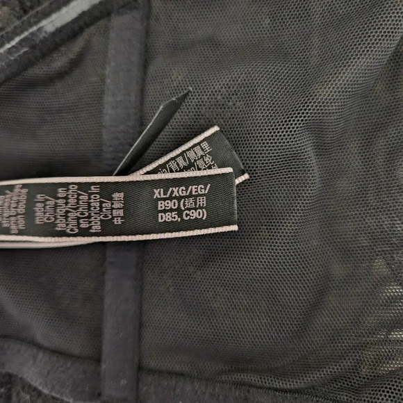 Victoria's Secret Women Lace Cropped Corset XL Black - Picture 9 of 11